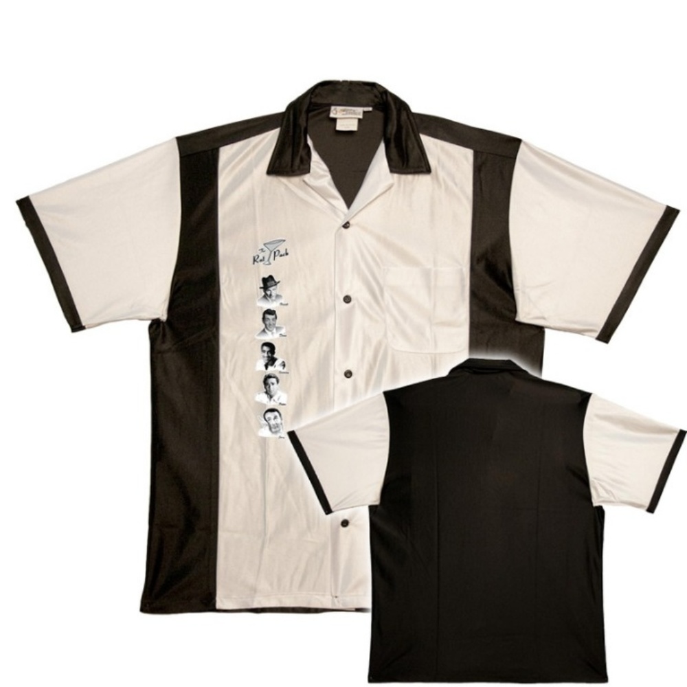 Cruisin USA Rat Pack bowling shirt LG